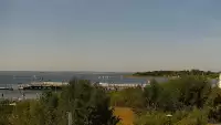 Jastarnia - widok z kamery na Zatokę Pucką