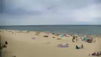 Widok z Kamery na plażę z kurortu Jastrzębia Góra