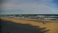 Widok z Kamery na plażę z kurortu Jastrzębia Góra