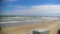 Widok z Kamery na plażę z kurortu Jastrzębia Góra