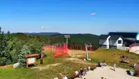 Widok na Tatry z obrotowej kamery na Jaworzynie Krynickiej