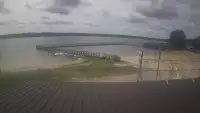 Widok na Jezioro Białe znajdujące się we wschodniej Polsce.