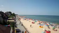 Sarbinowo plaża kamera na plaży