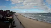 Sarbinowo plaża kamera na plaży