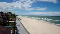 Sarbinowo plaża kamera na plaży