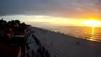 Sarbinowo plaża kamera na plaży
