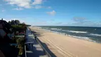 Sarbinowo plaża kamera na plaży