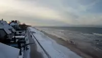 Sarbinowo plaża kamera na plaży