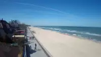 Sarbinowo plaża kamera na plaży