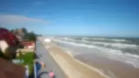 Sarbinowo plaża kamera na plaży