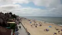 Sarbinowo plaża kamera na plaży