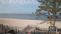 Widok z kamery na plażę w Stegnie to prawdziwa zachęta do wypoczynku.