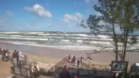 Widok z kamery na plażę w Stegnie to prawdziwa zachęta do wypoczynku.
