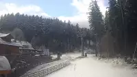 Widok z Kamery na dolną stację Biały Jar w Karpaczu