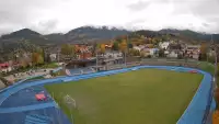 Widok z kamer na stadion Sportowy im. Ireny Szewińskiej