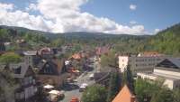 Karpacz - widok panoramiczny na deptak