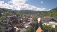 Karpacz - widok panoramiczny na deptak
