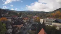 Karpacz - widok panoramiczny na deptak