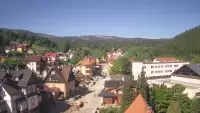 Karpacz - widok panoramiczny na deptak