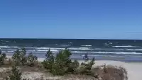 Obraz na żywo z plaży w Karwi