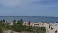 Obraz na żywo z plaży w Karwi