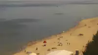 Widok na plażę i morze w Kątach Rybackich - zobacz