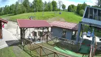 Widok na bramki dla narciarzy