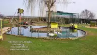 Obraz z kamery na oczko wodne w Ośrodku Rehabilitacji Dzikich Zwierząt Klekusiowo