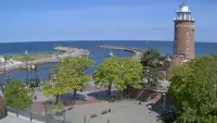 Widok na latarnię morską w Kołobrzegu - NOWOŚĆ