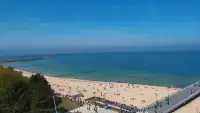 Obraz na żywo na Molo i Plażę w Kołobrzegu
