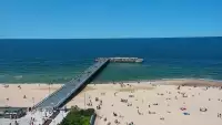 Obraz na żywo na Molo i Plażę w Kołobrzegu