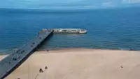 Obraz na żywo na Molo i Plażę w Kołobrzegu