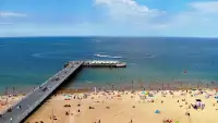 Obraz na żywo na Molo i Plażę w Kołobrzegu