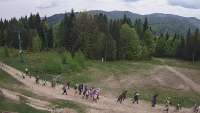 Obraz live z stacji narciarskiej Koninki na trasę zjazdową o długości 1450m