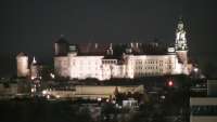 Widok na panoramę Krakowa - kamera obrotowa
