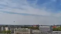 Widok na panoramę Krakowa - kamera obrotowa