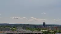 Widok na panoramę Krakowa - kamera obrotowa