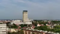 Widok na panoramę Krakowa - kamera obrotowa