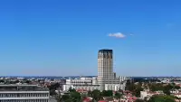 Widok na panoramę Krakowa - kamera obrotowa