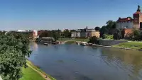 KRAKÓW - widok na Zamek Królewski na Wawelu NOWOŚĆ