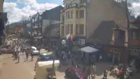 ZAKOPANE - widok z kamery na deptak