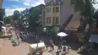 ZAKOPANE - widok z kamery na deptak