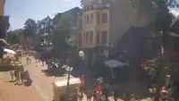 ZAKOPANE - widok z kamery na deptak