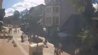 ZAKOPANE - widok z kamery na deptak