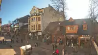 ZAKOPANE - widok z kamery na deptak