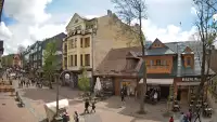 ZAKOPANE - widok z kamery na deptak