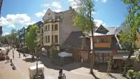 ZAKOPANE - widok z kamery na deptak
