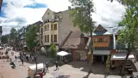ZAKOPANE - widok z kamery na deptak