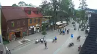 Kamera Zakopane na żywo widok na deptak