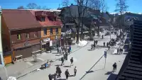 Kamera Zakopane na żywo widok na deptak